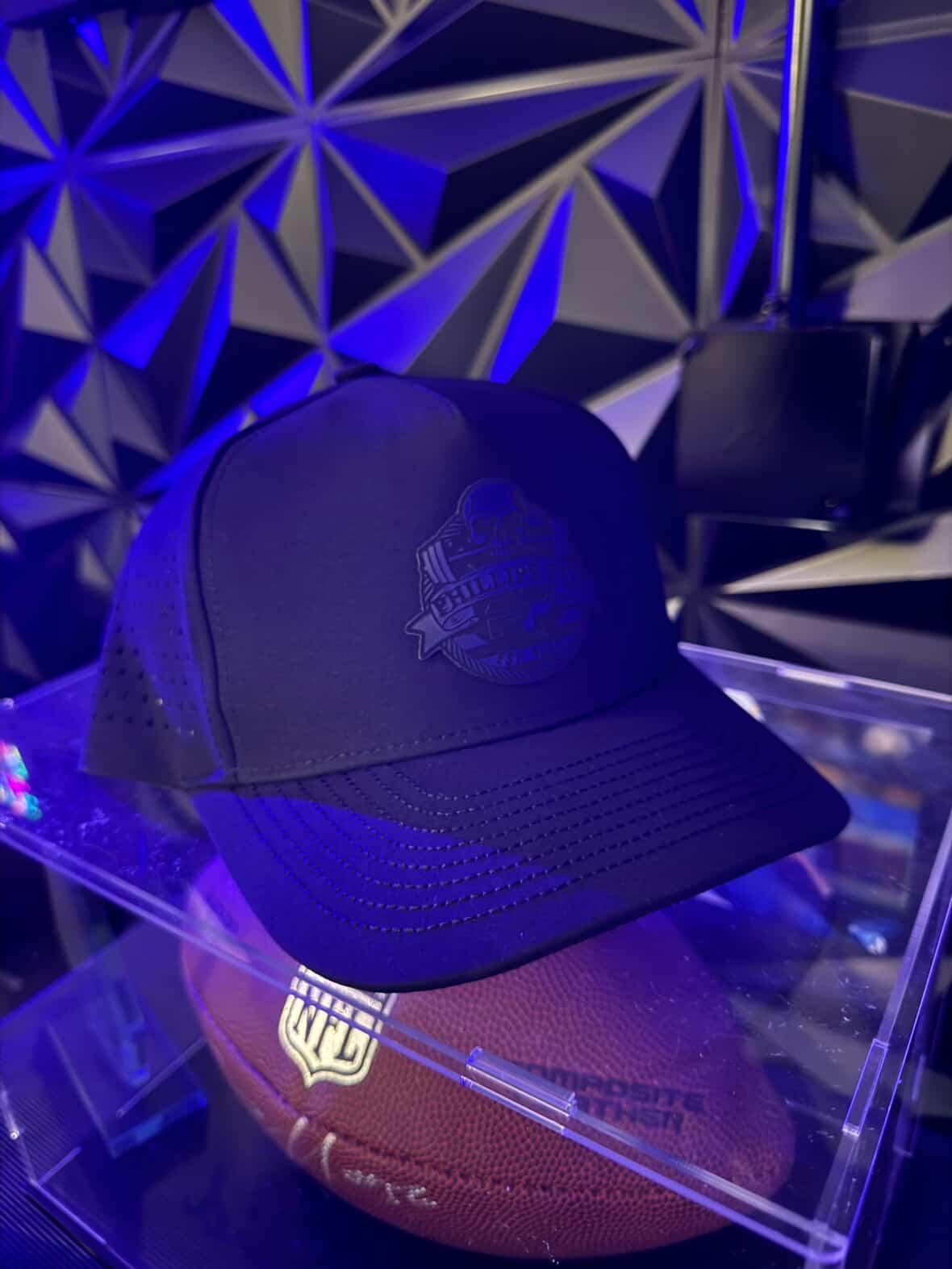 Black on Black PF Logo Hat - View 2