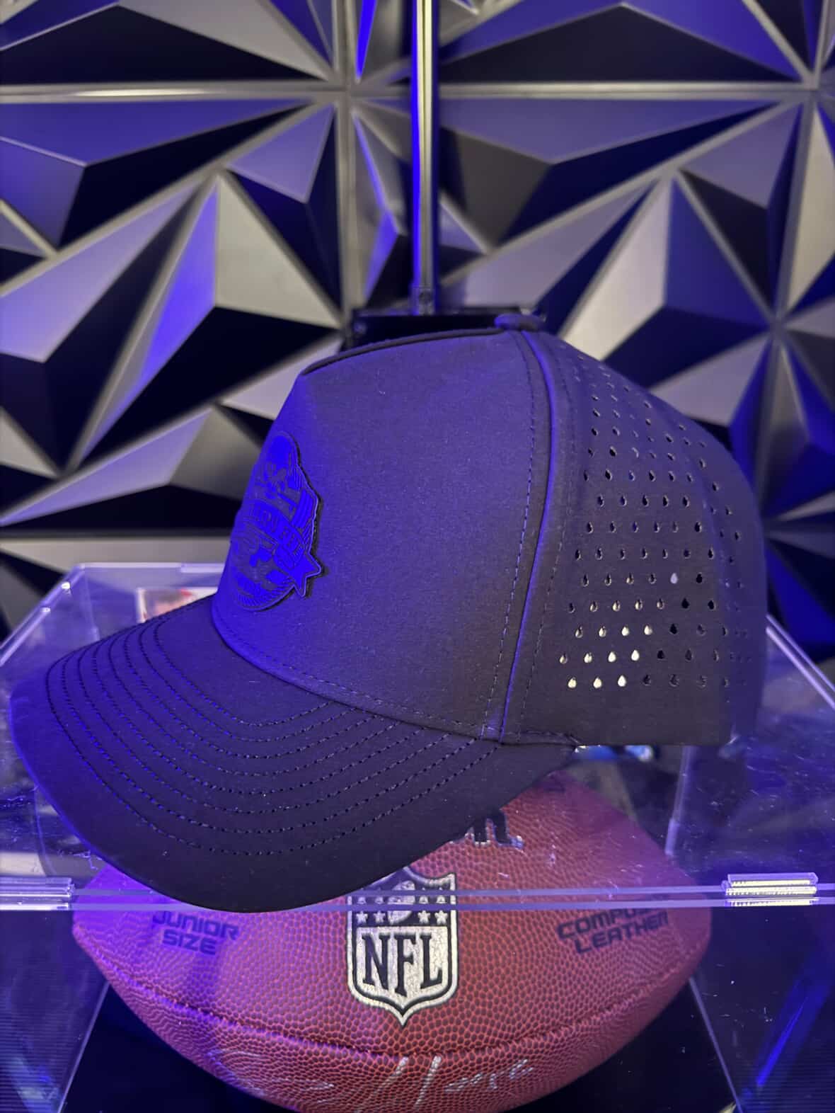 Black on Black PF Logo Hat - View 6